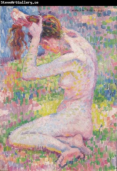 Theo Van Rysselberghe Sitzender Akt